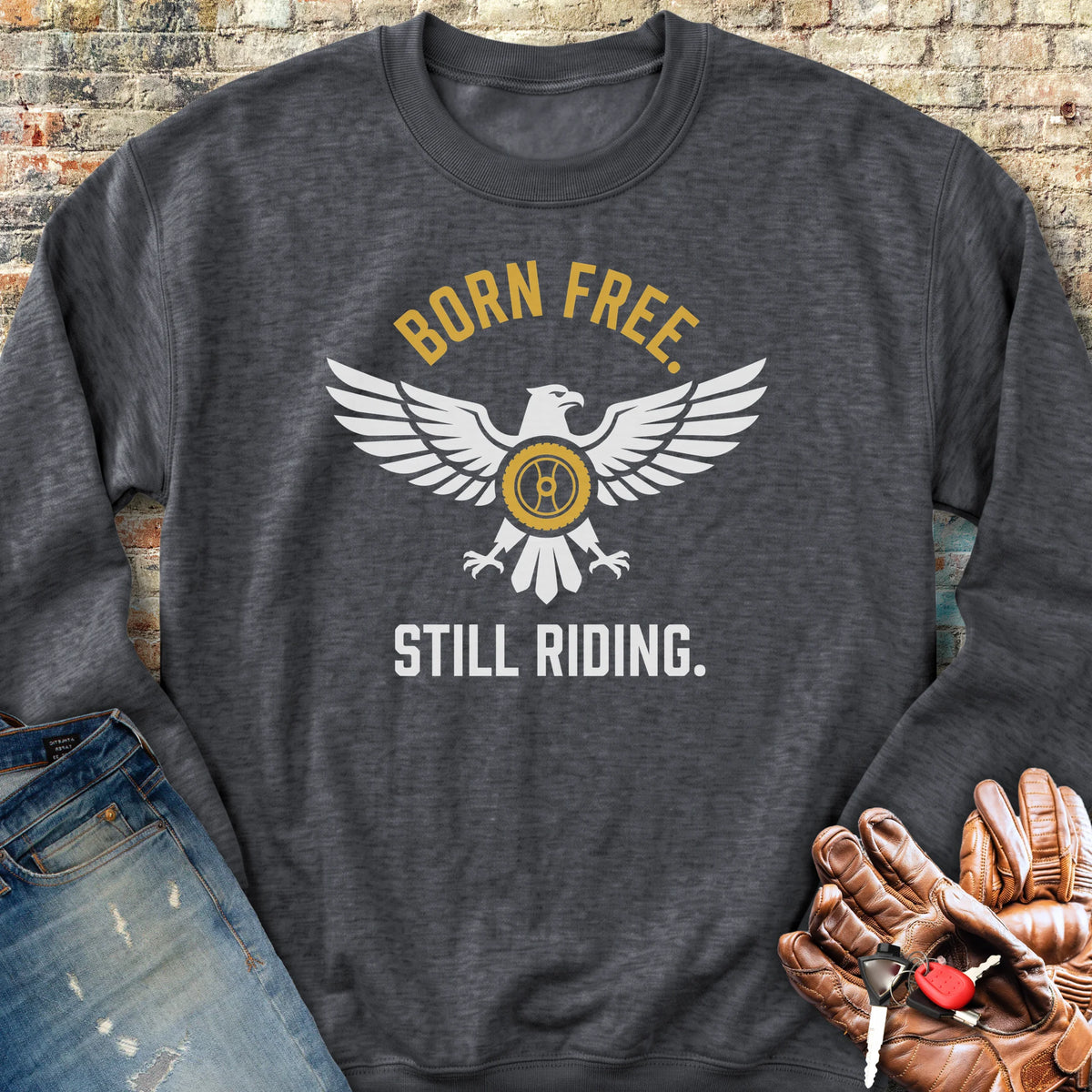 Eagle 250th Sweatshirt - Dark Heather