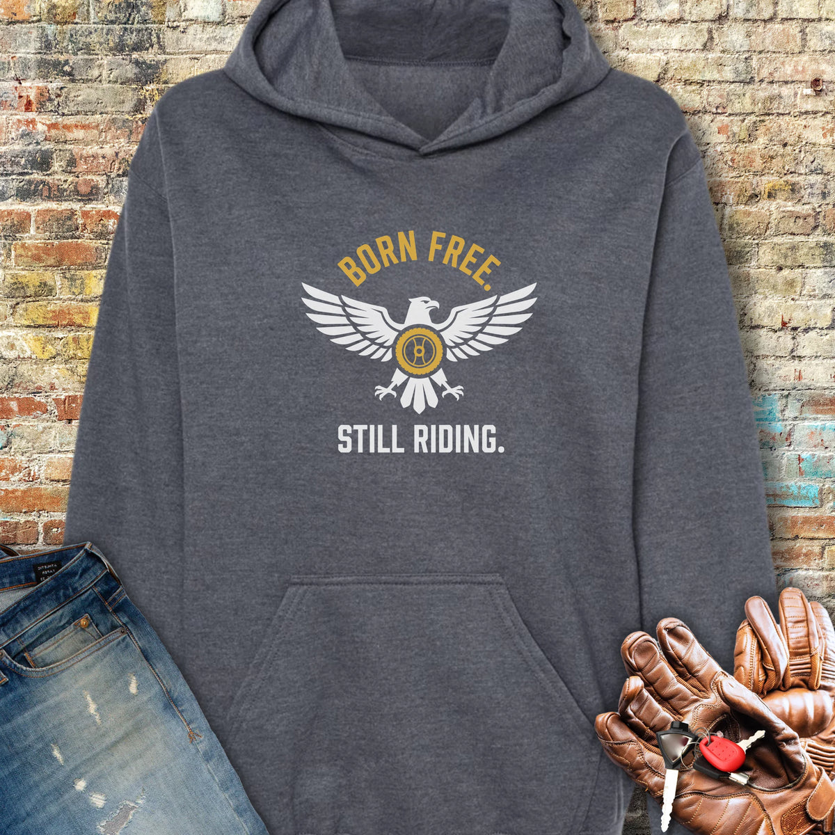 Eagle 250th Hoodie - Dark Heather