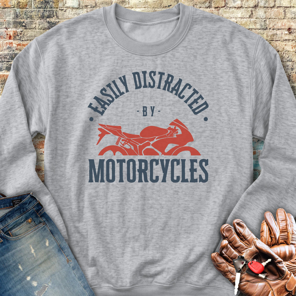Distracted Sweatshirt - Sport Grey