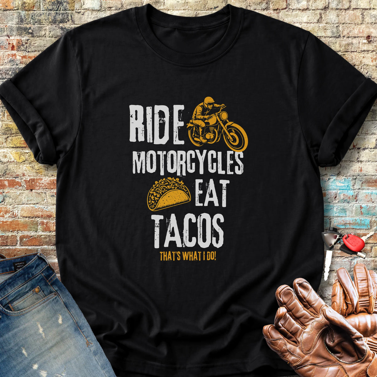 Eat Tacos Classic T-Shirt - Black
