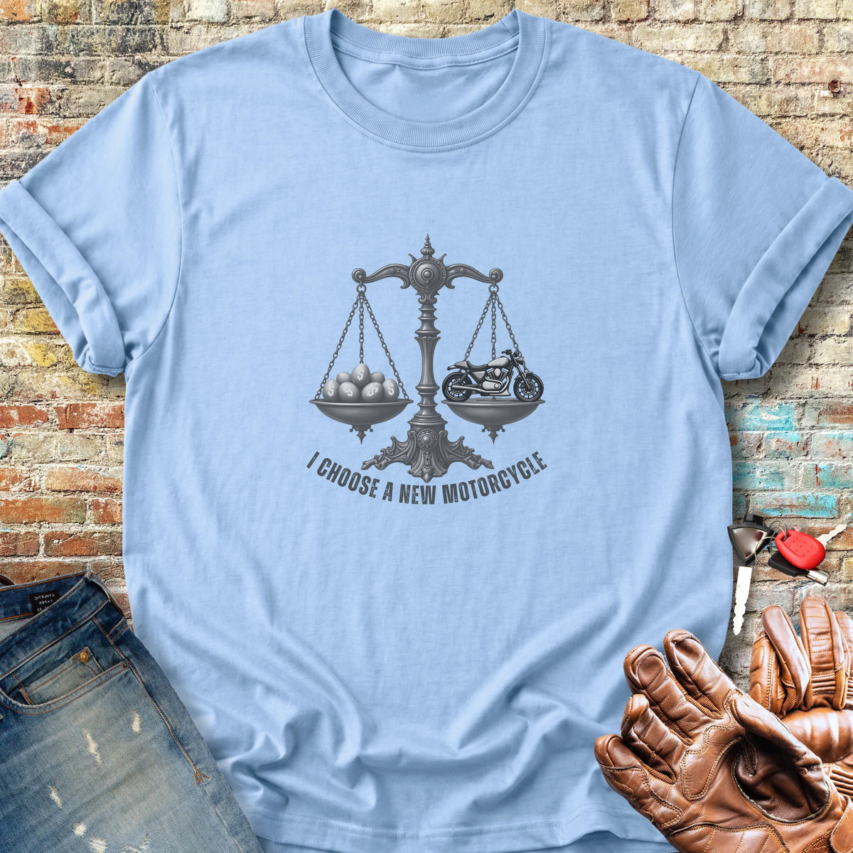 Eggs Classic T-Shirt - Light Blue