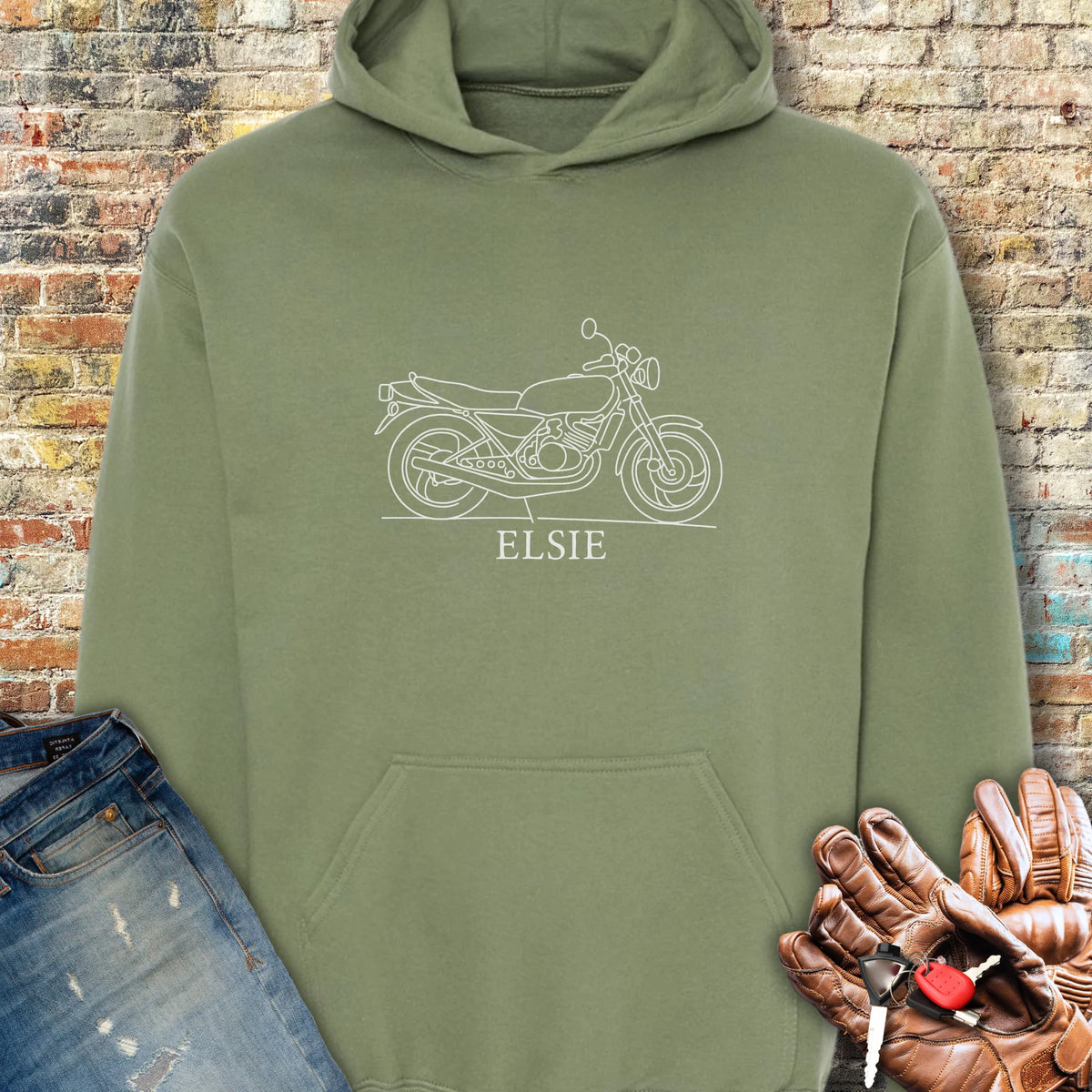 Elsie Hoodie - Military Green