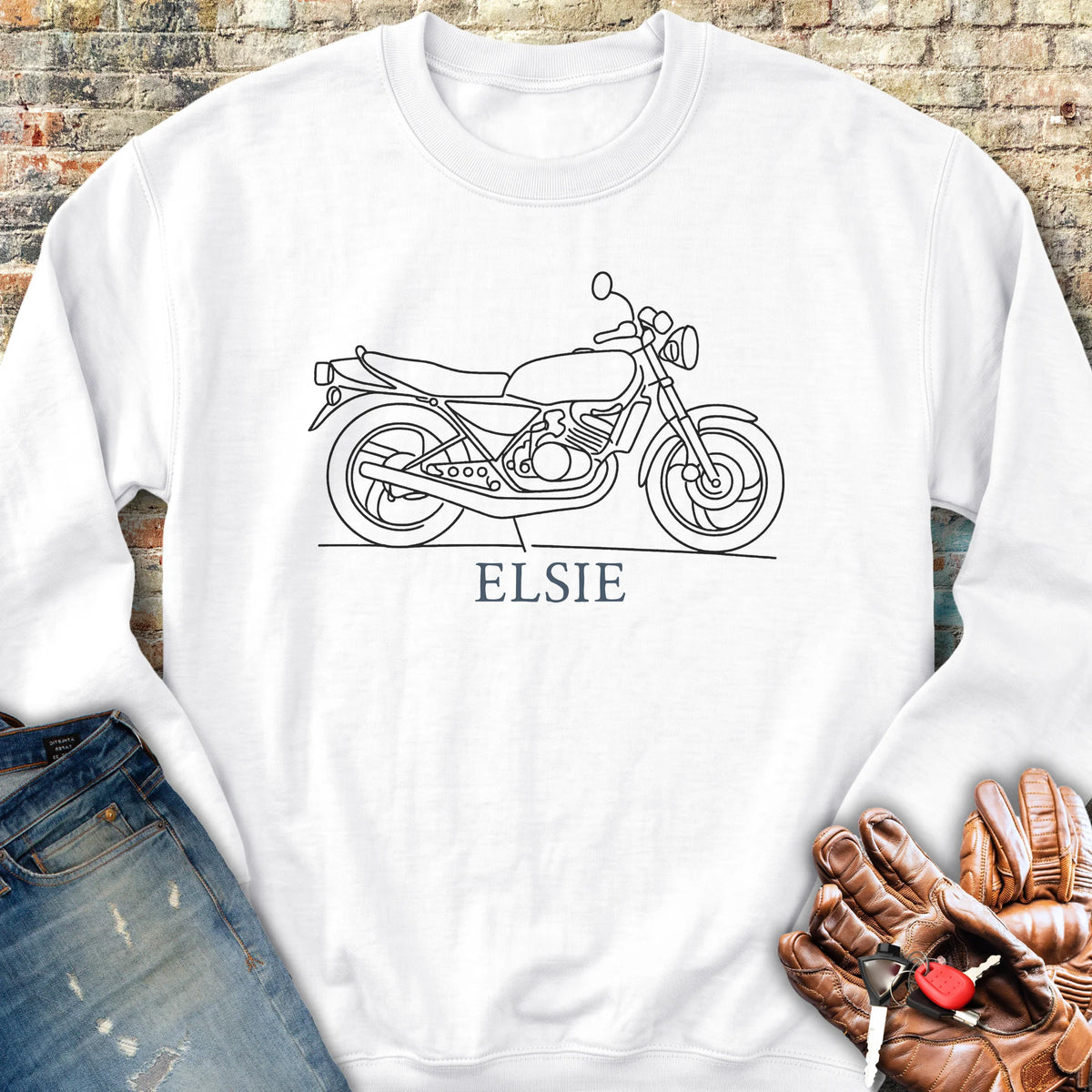 Elsie Sweatshirt - White