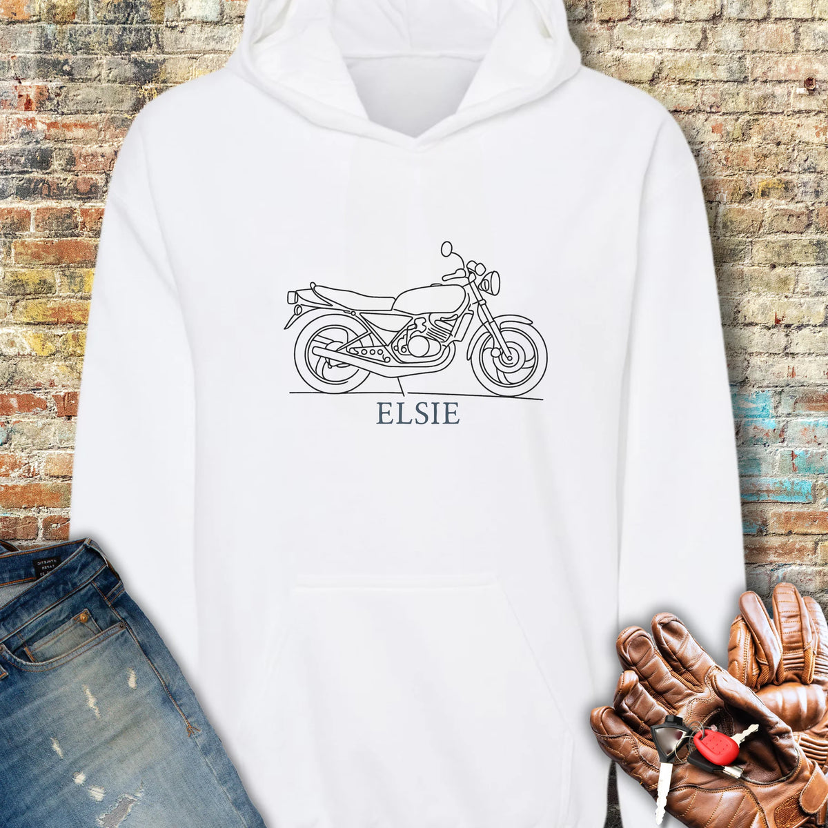 Elsie Hoodie - White