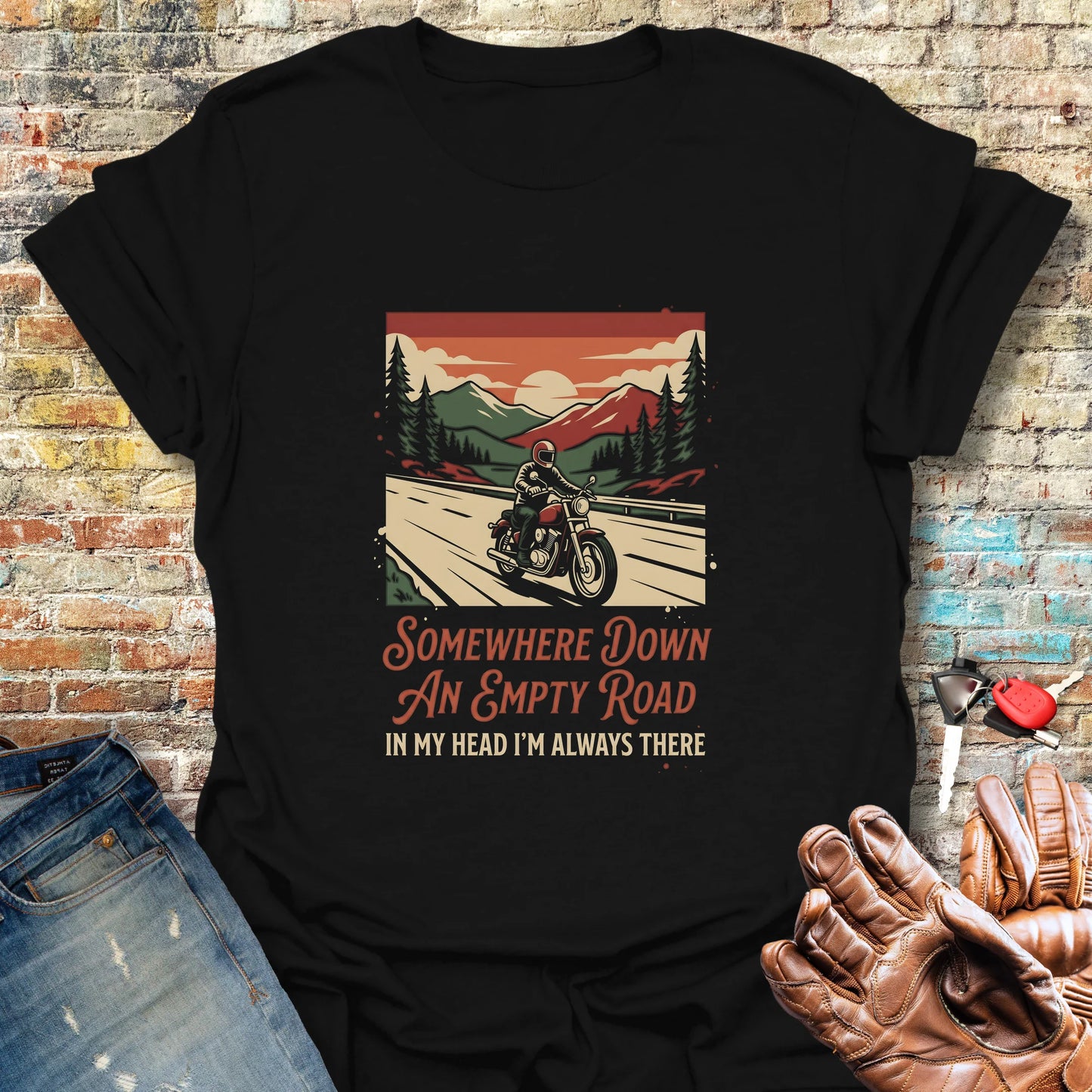 Empty Road T-Shirt - Black