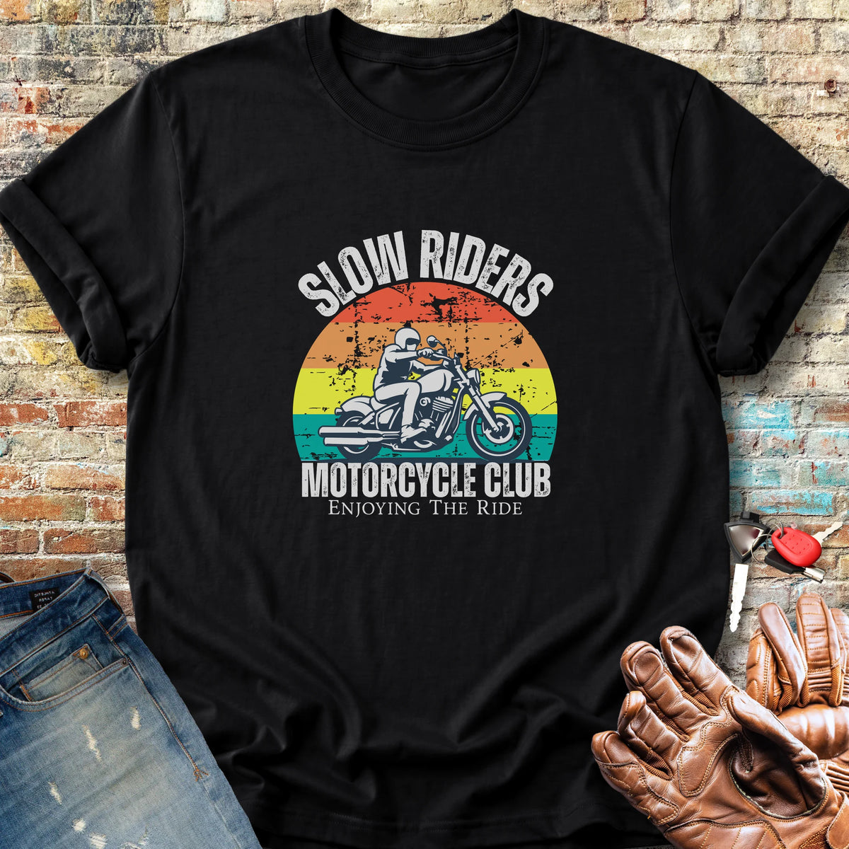 Enjoying The Ride Classic T-Shirt - Black