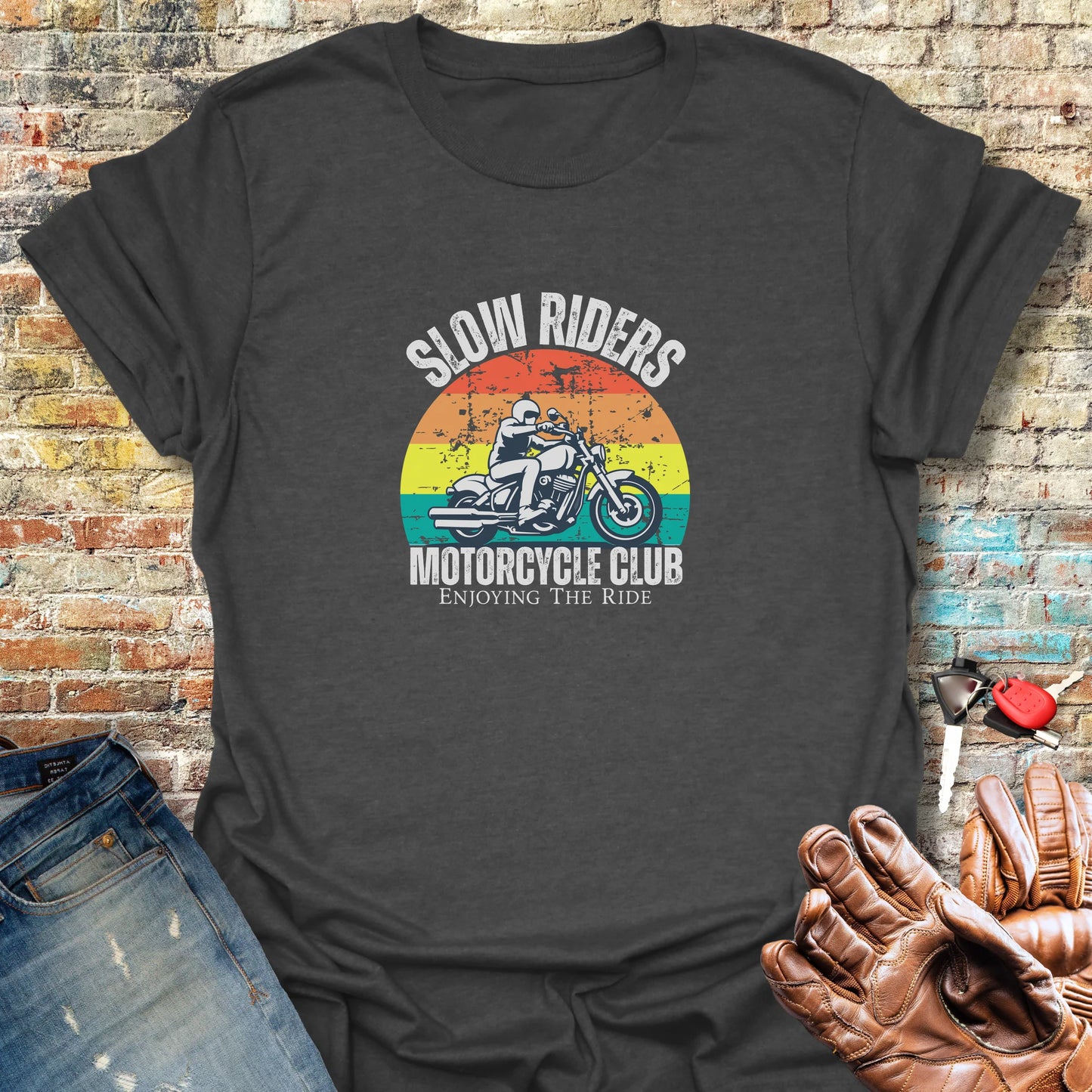 Enjoying The Ride T-Shirt - Dark Heather