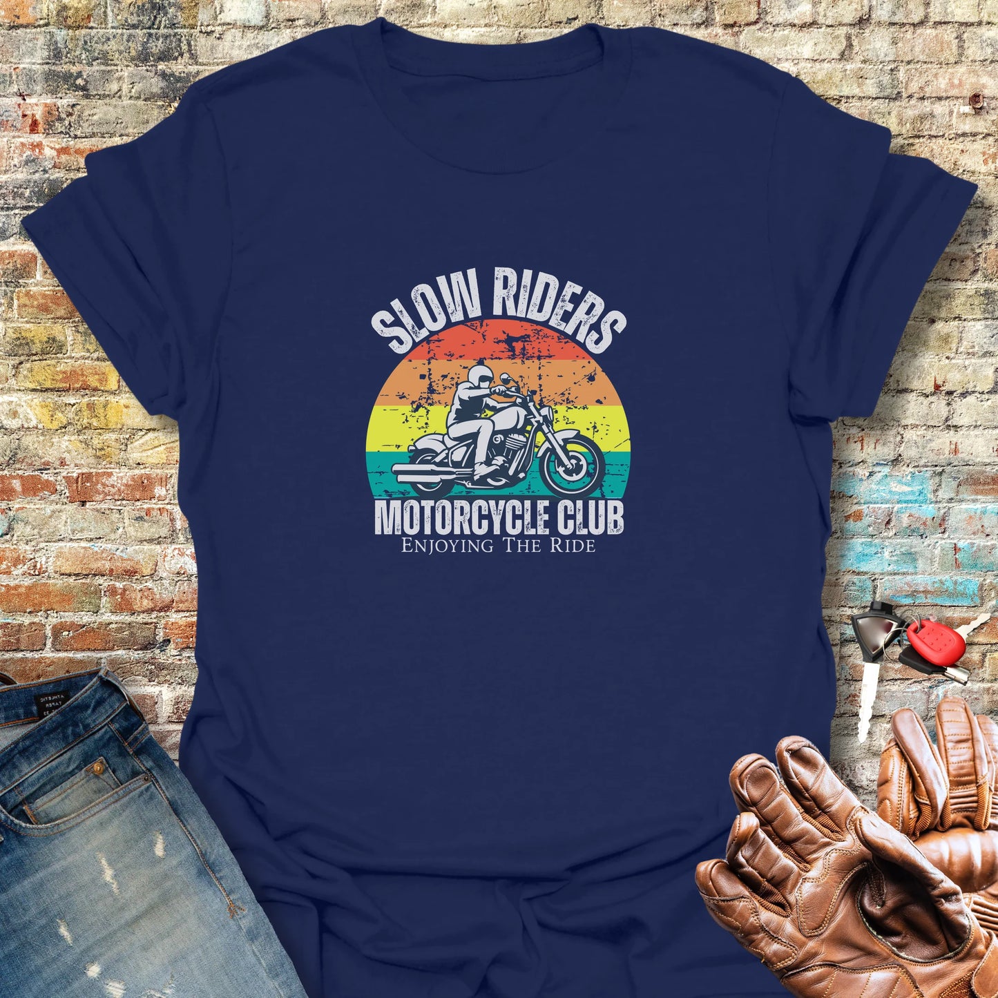 Enjoying The Ride T-Shirt - Navy