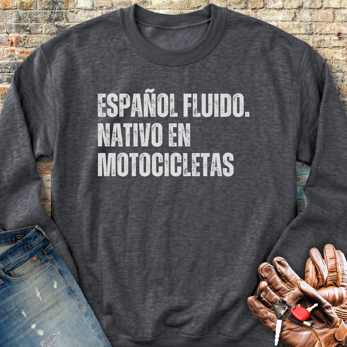 Espanol Fluido Sweatshirt - Dark Heather