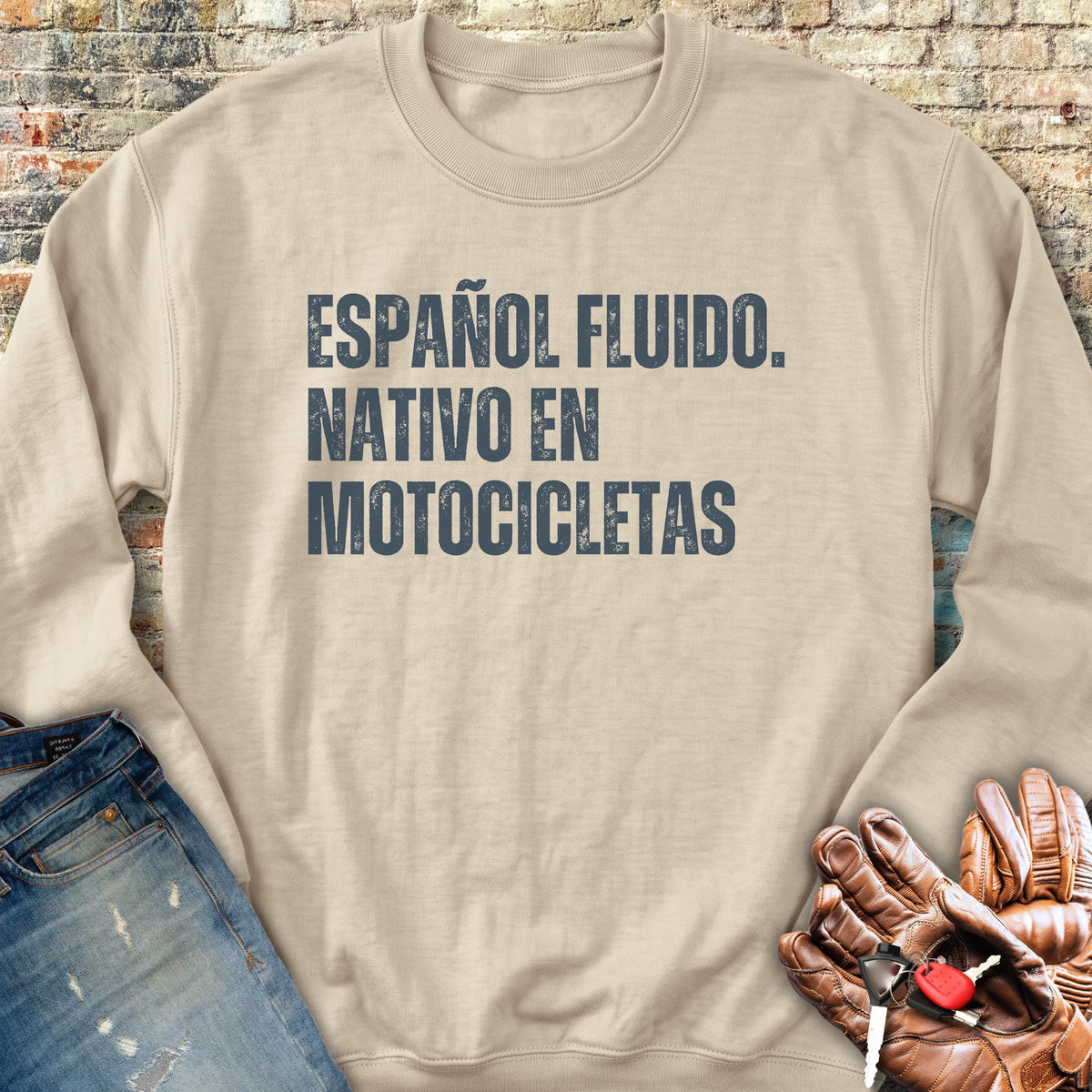 Espanol Fluido Sweatshirt - Sand