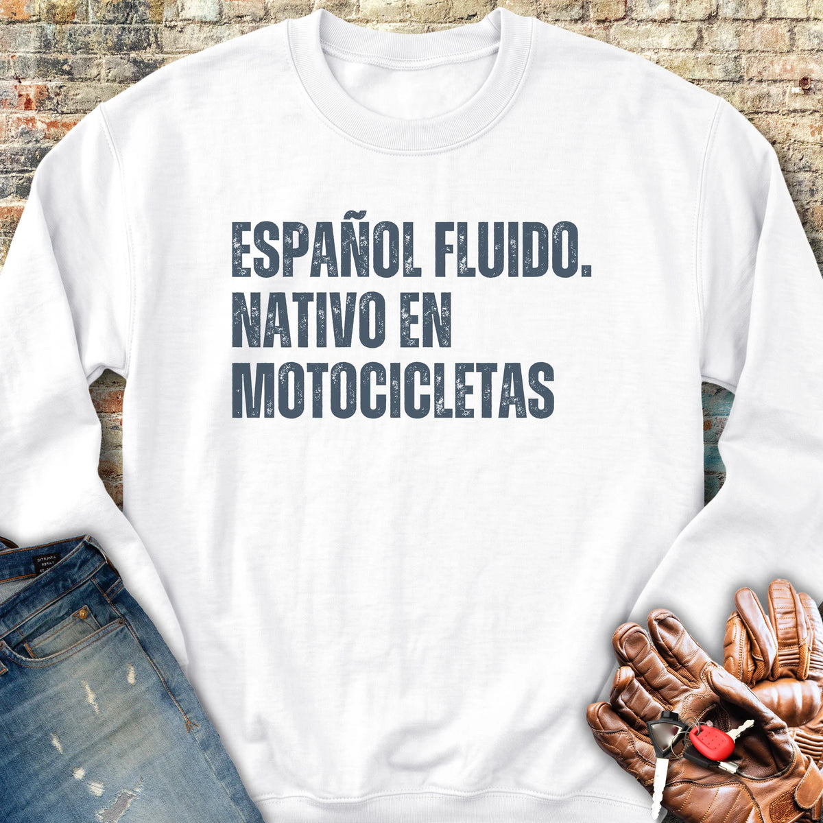 Espanol Fluido Sweatshirt - White