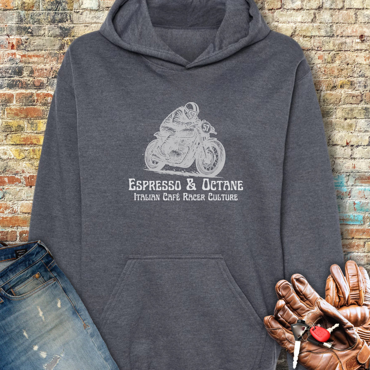 Espresso Hoodie - Dark Heather