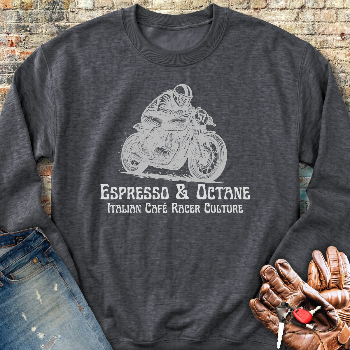 Espresso Sweatshirt - Dark Heather
