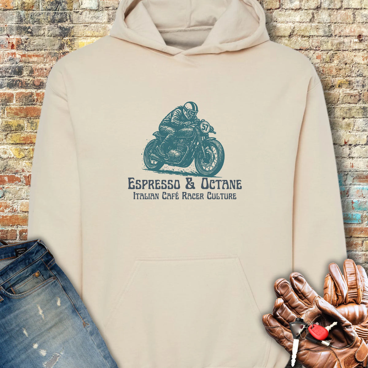 Espresso Hoodie - Sand