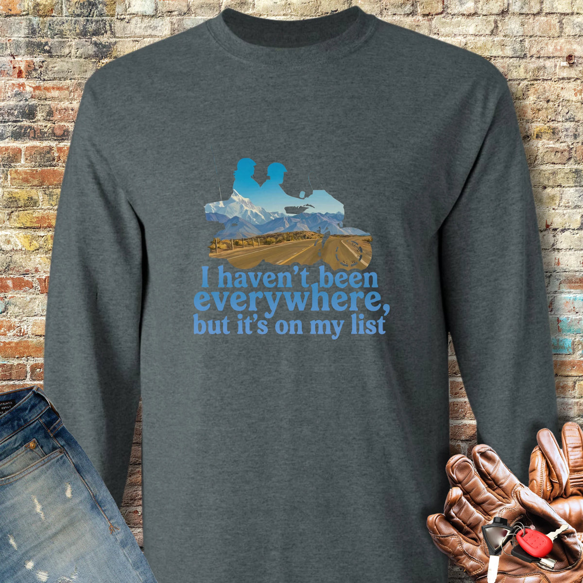 Everywhere Long Sleeve T-Shirt - Dark Heather