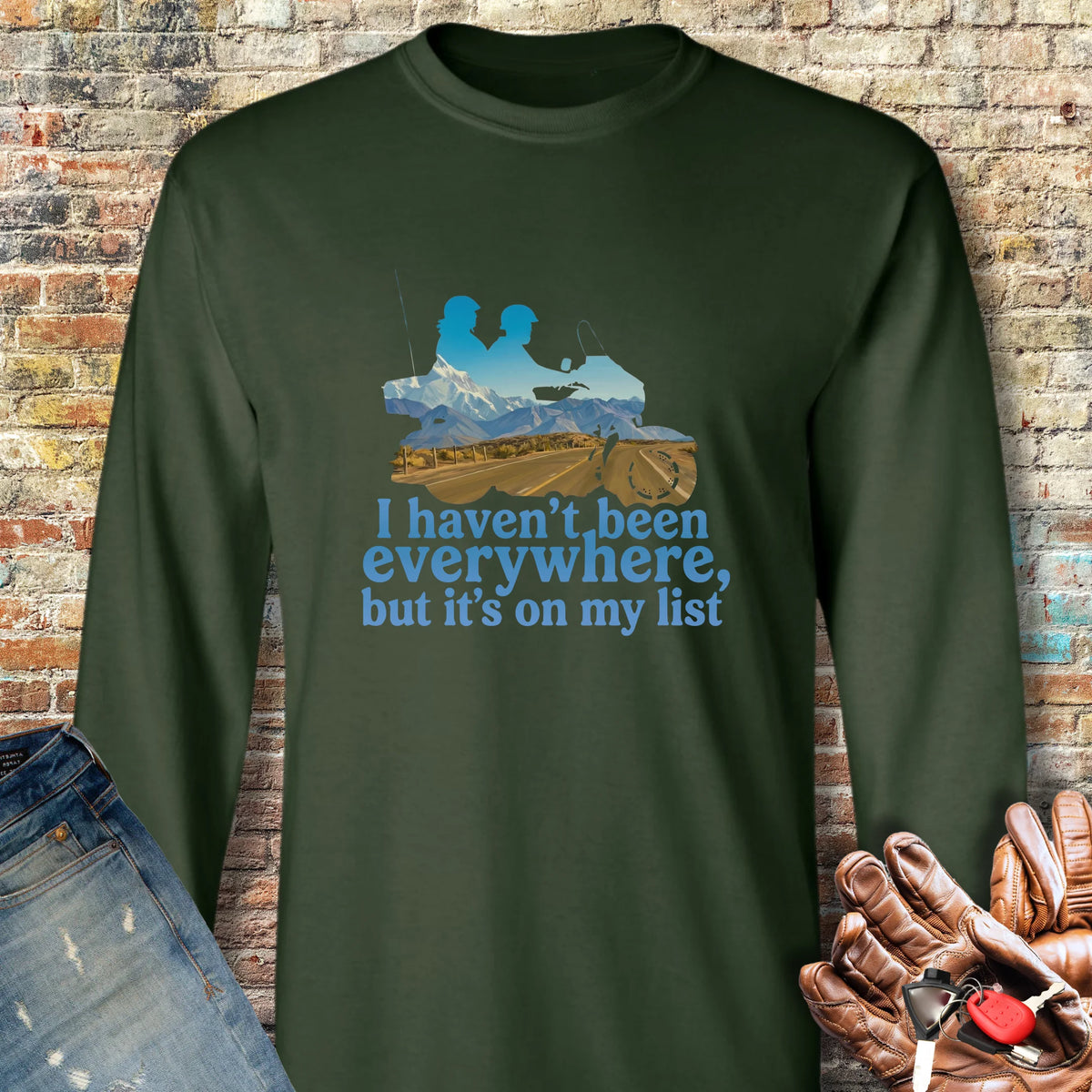 Everywhere Long Sleeve T-Shirt - Forest Green