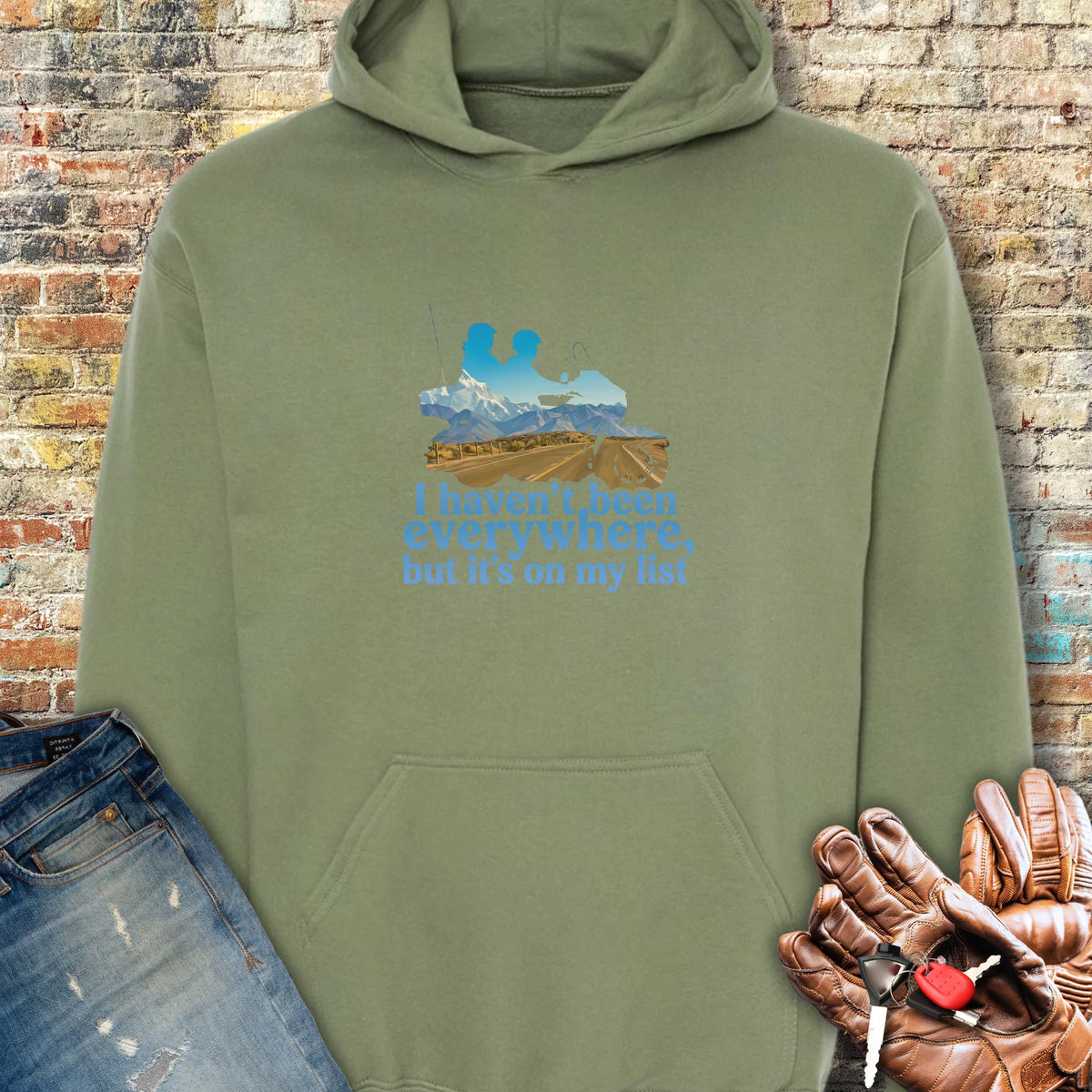 Everywhere Hoodie - Military Green