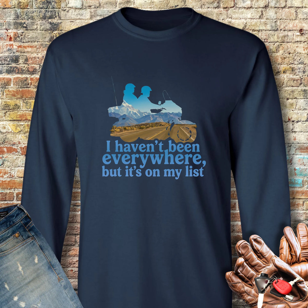 Everywhere Long Sleeve T-Shirt - Navy