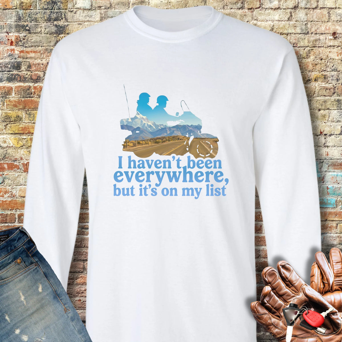 Everywhere Long Sleeve T-Shirt - White