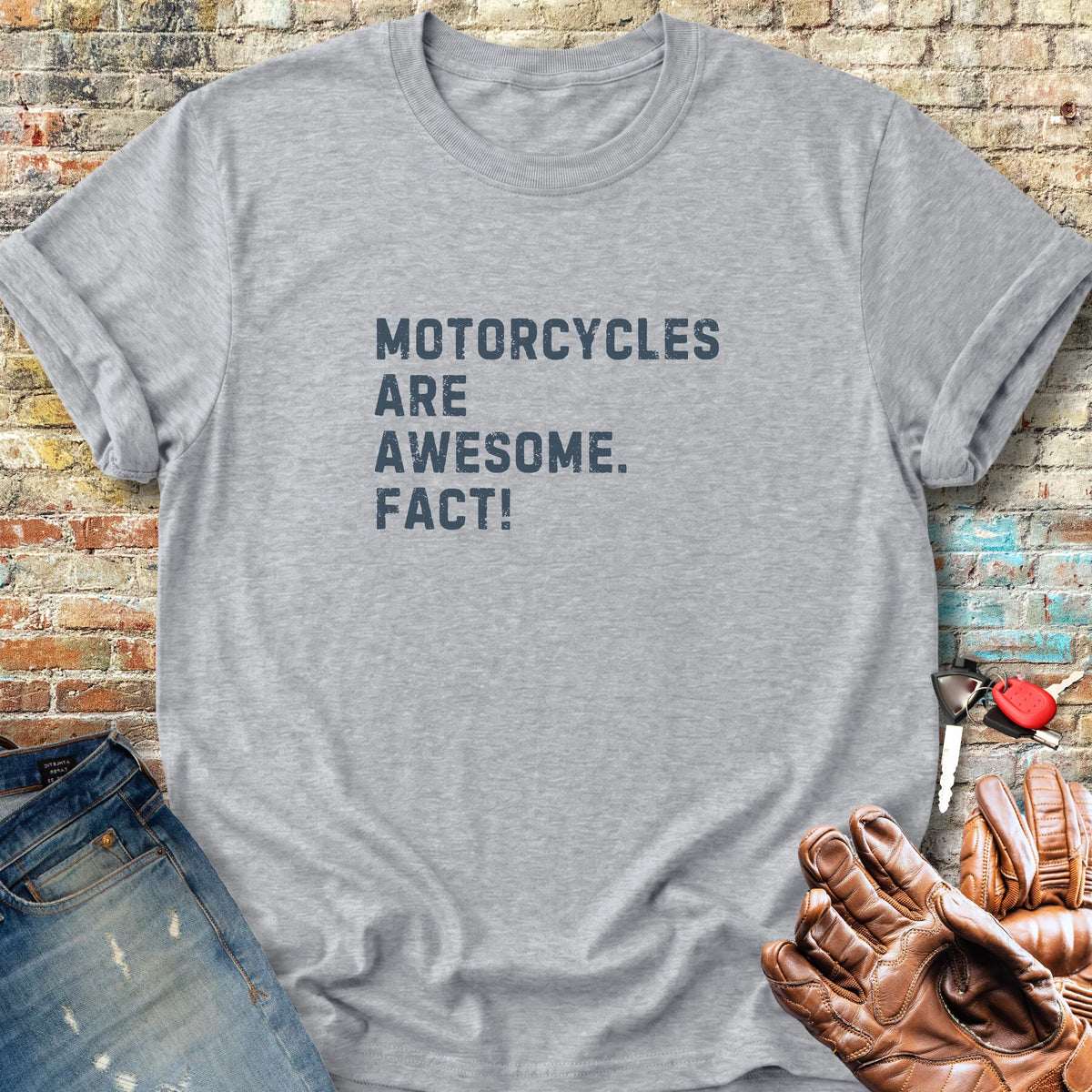Fact (Text) Classic T-Shirt - Sport Grey