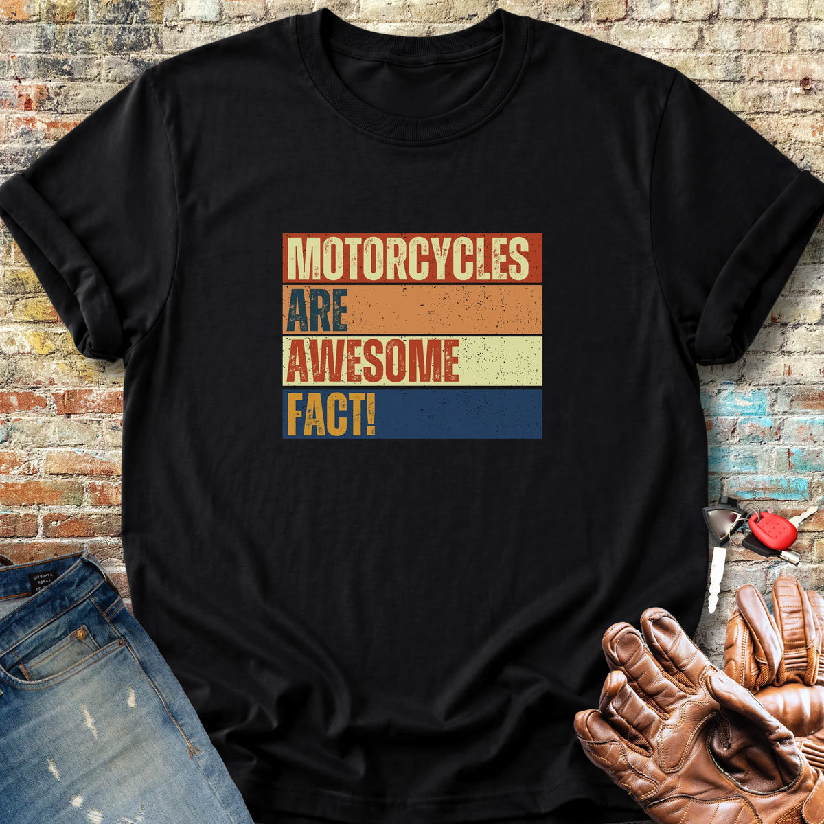 Facts (Block) Classic T-Shirt - Black
