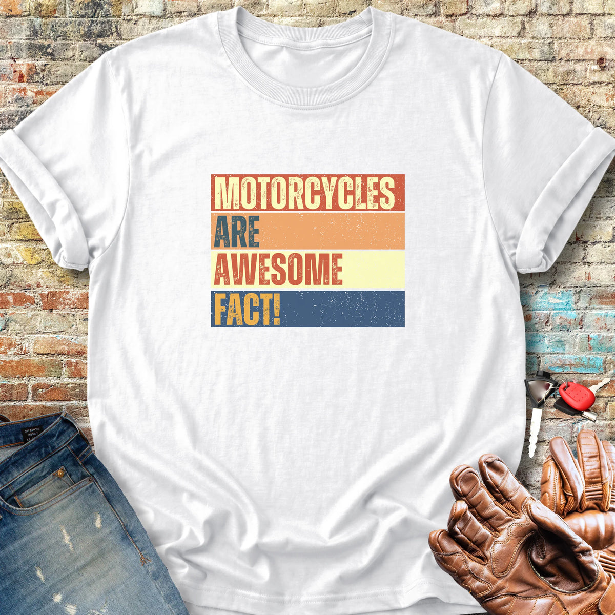 Facts (Block) Classic T-Shirt - White