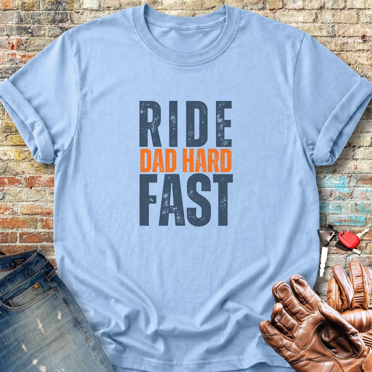 Fast Dad Classic T-Shirt - Light Blue