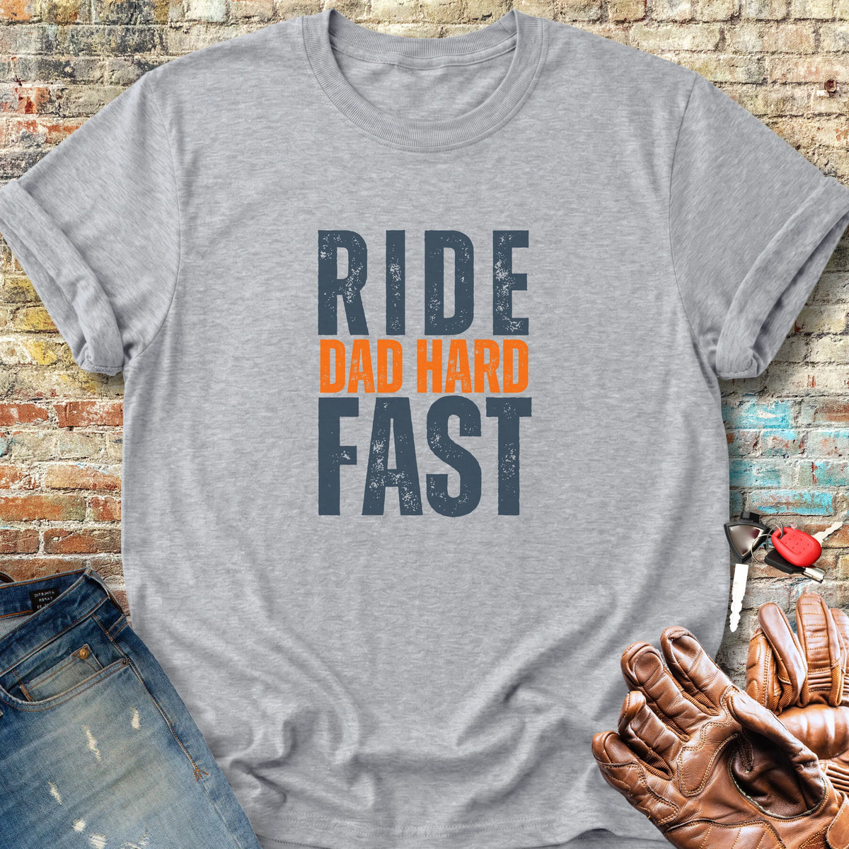 Fast Dad Classic T-Shirt - Sport Grey