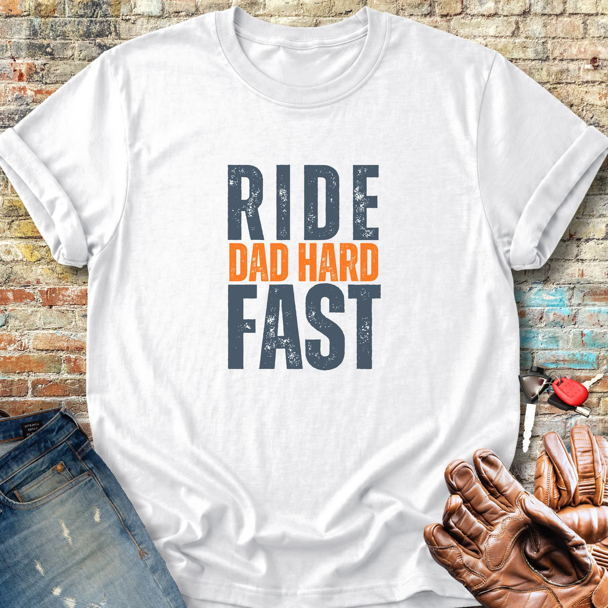 Fast Dad Classic T-Shirt - White