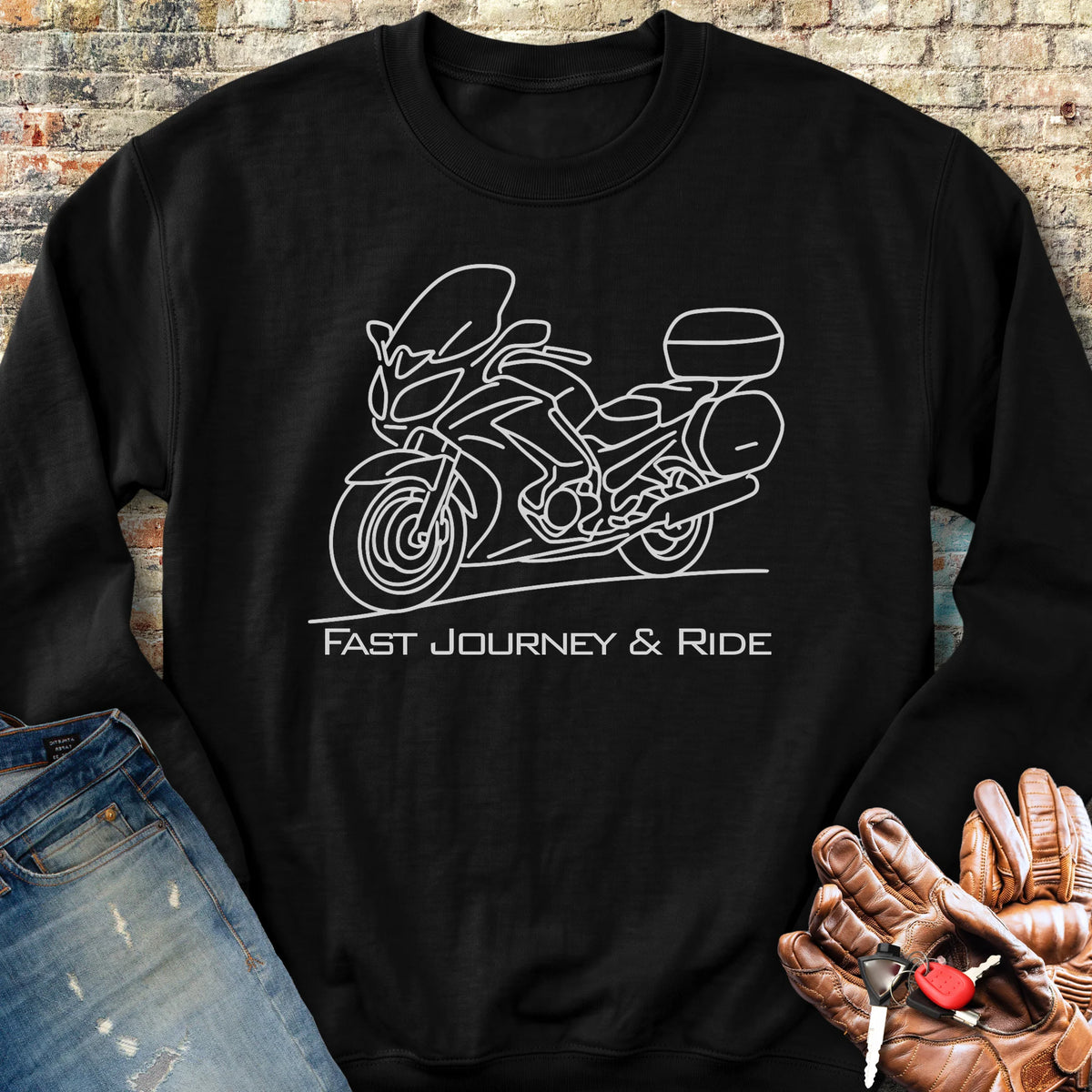 Fast Journey & Ride Sweatshirt - Black