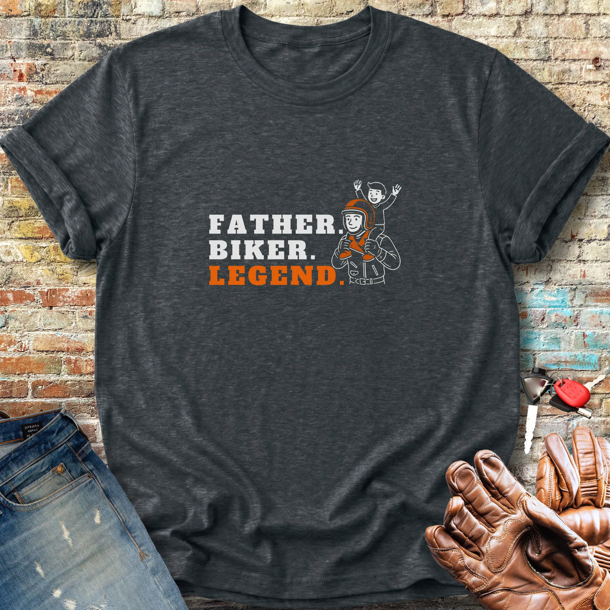 Father & Son Classic T-Shirt - Dark Heather