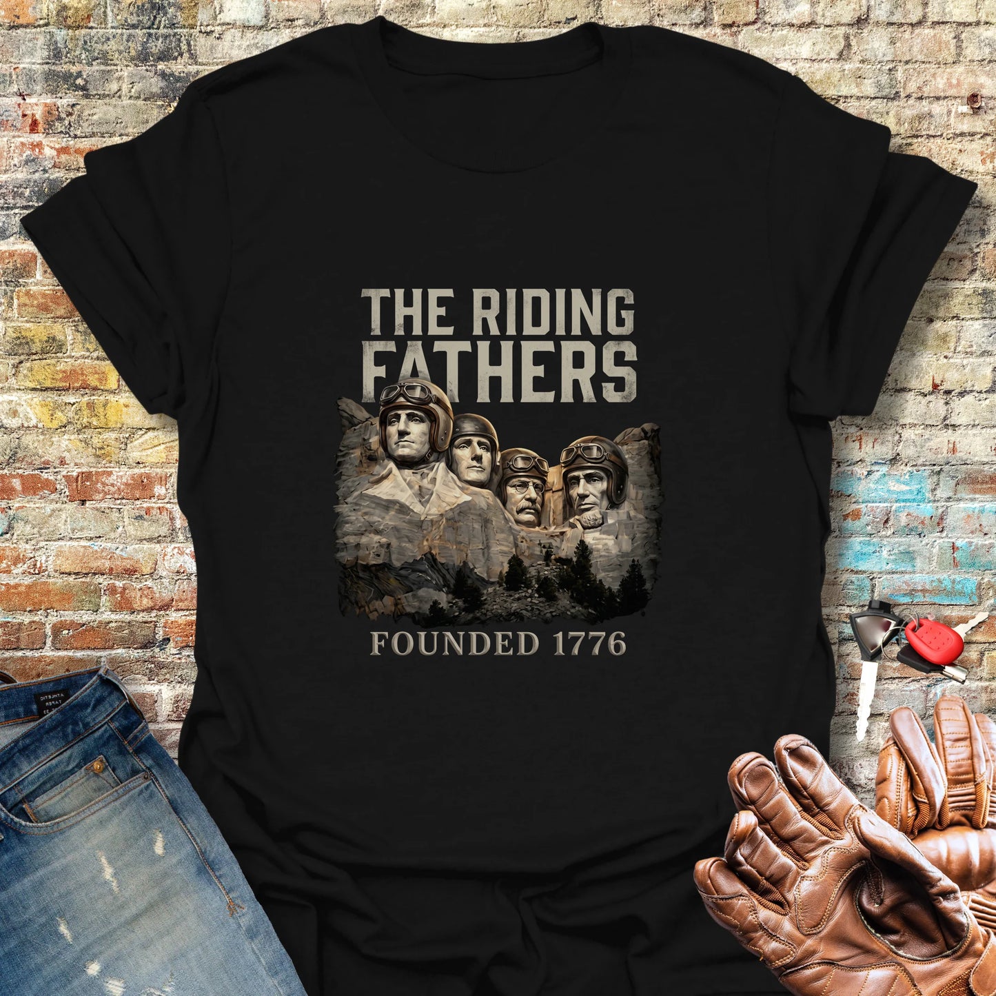 Fathers 1776 T-Shirt - Black
