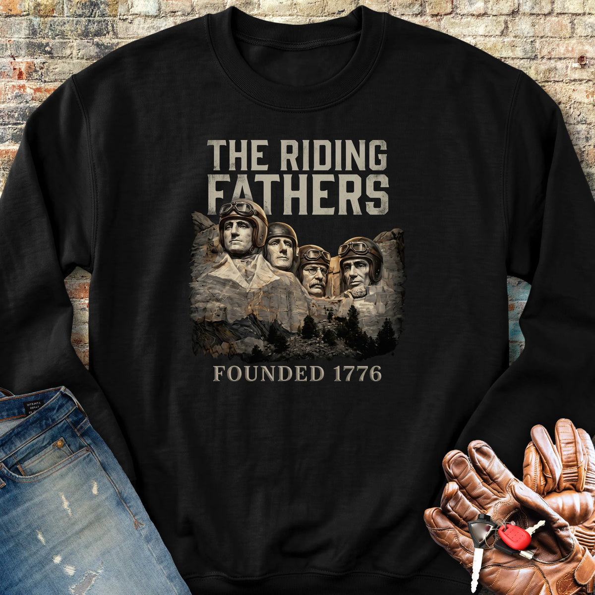 Fathers 1776 Sweatshirt - Black