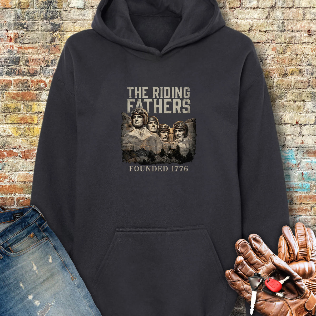 Fathers 1776 Hoodie - Black