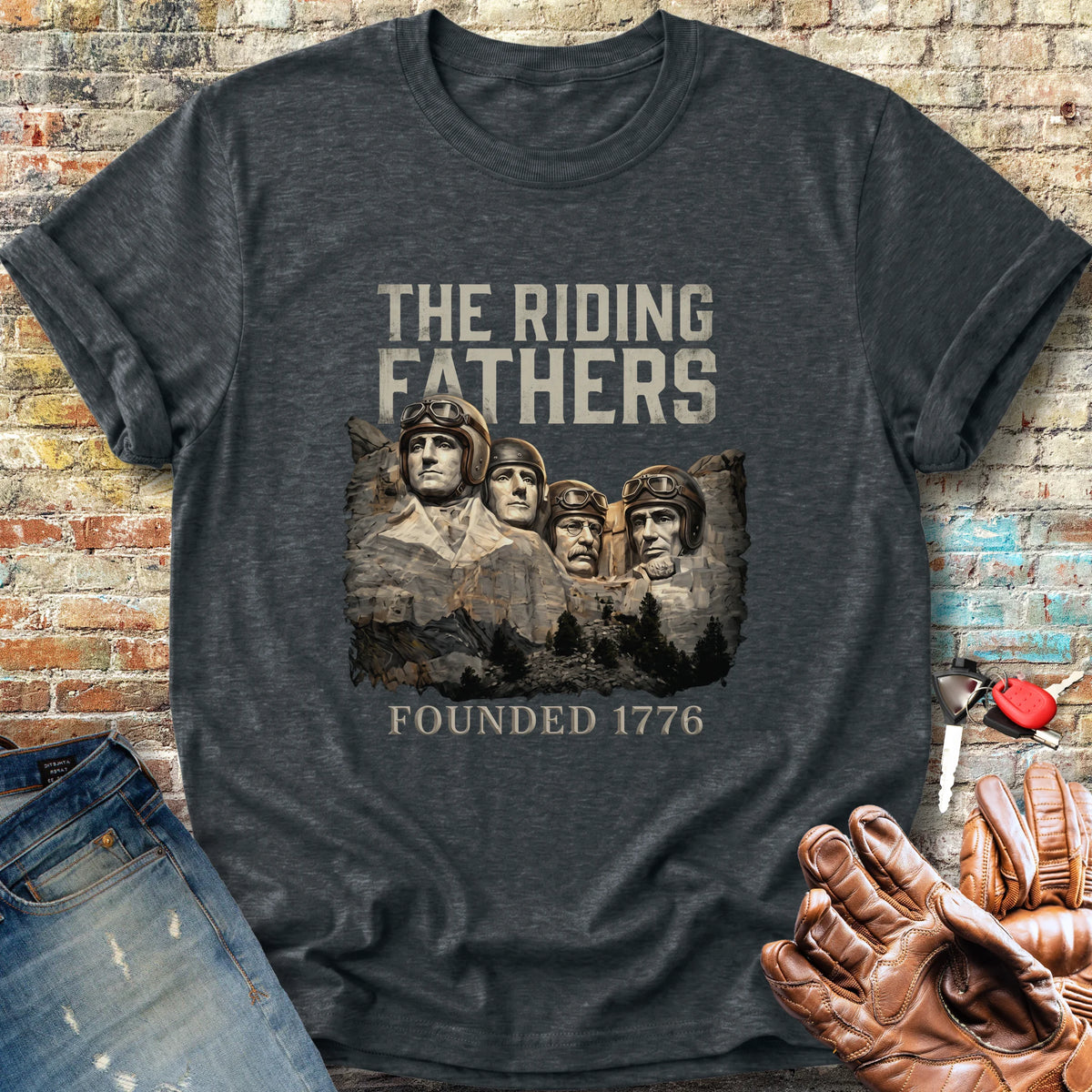Fathers 1776 Classic T-Shirt - Dark Heather