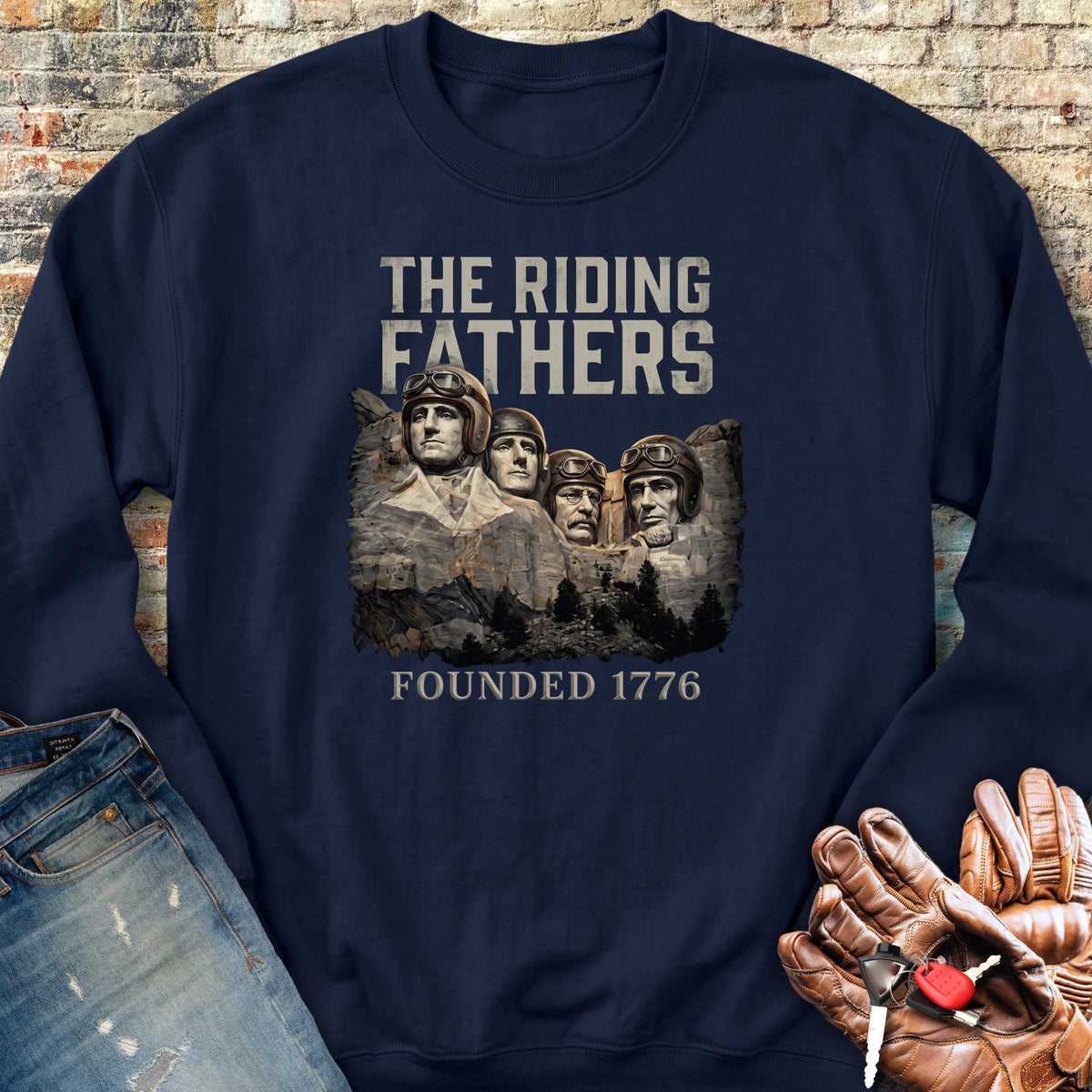 Fathers 1776 Sweatshirt - Navy