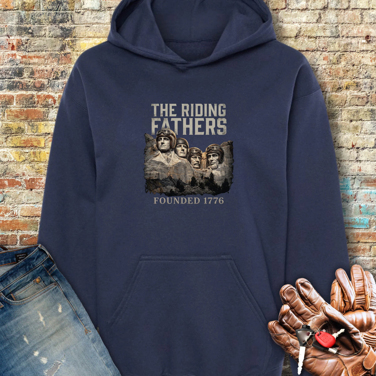Fathers 1776 Hoodie - Navy