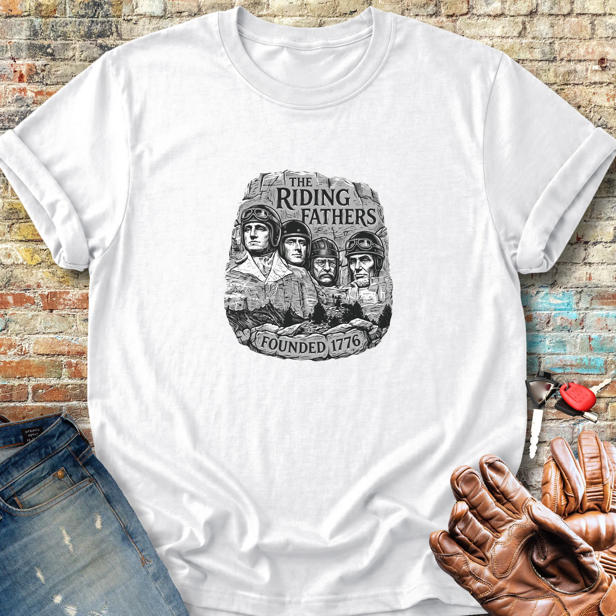 Fathers In Rock Classic T-Shirt - White