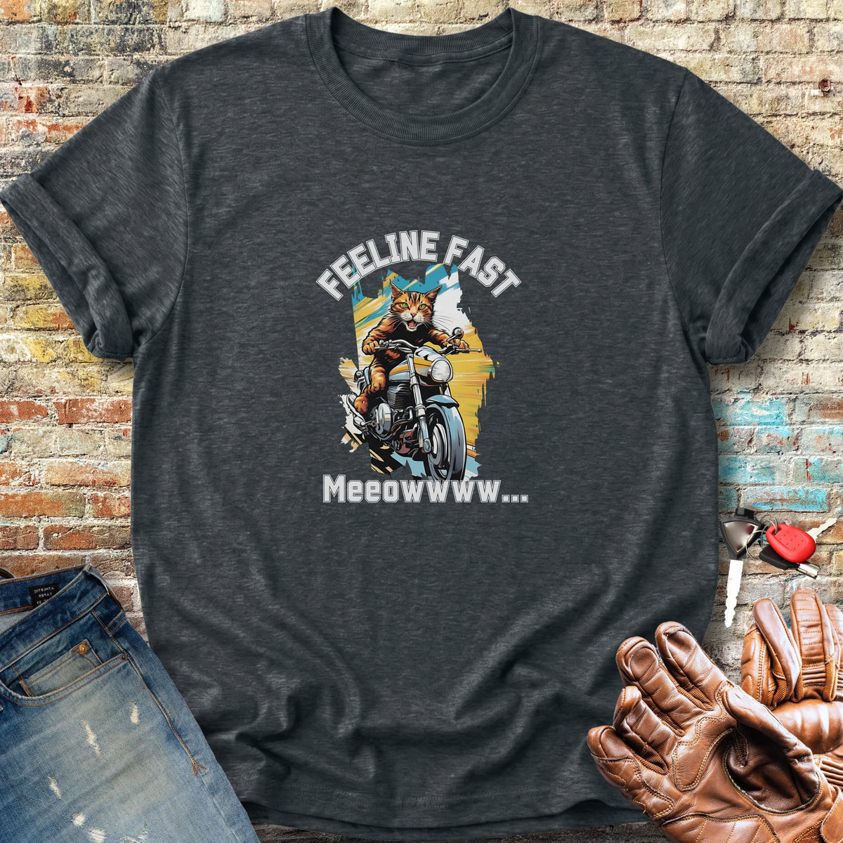 Feeline Fast Classic T-Shirt - Dark Heather