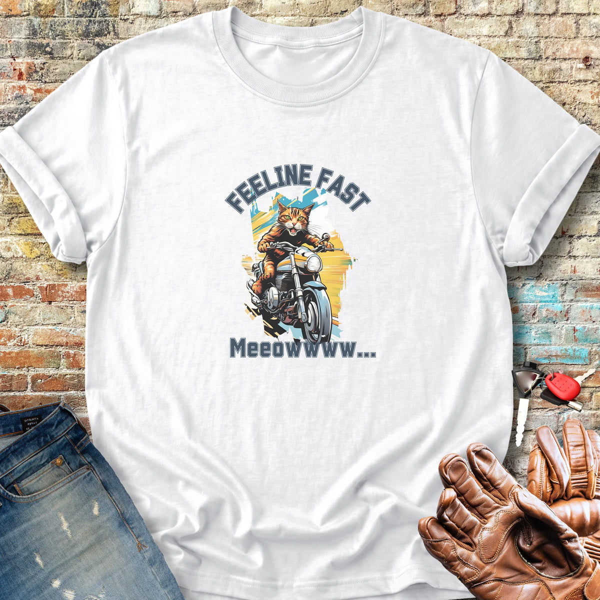 Feeline Fast Classic T-Shirt - White