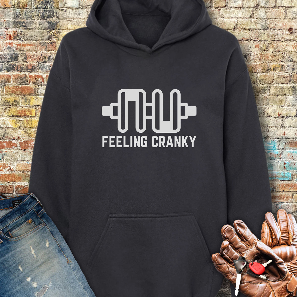 Feeling Cranky Hoodie - Black