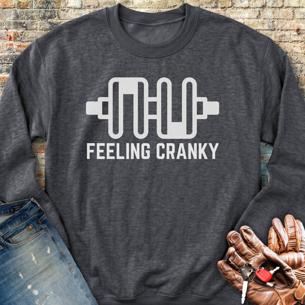 Feeling Cranky Sweatshirt - Dark Heather