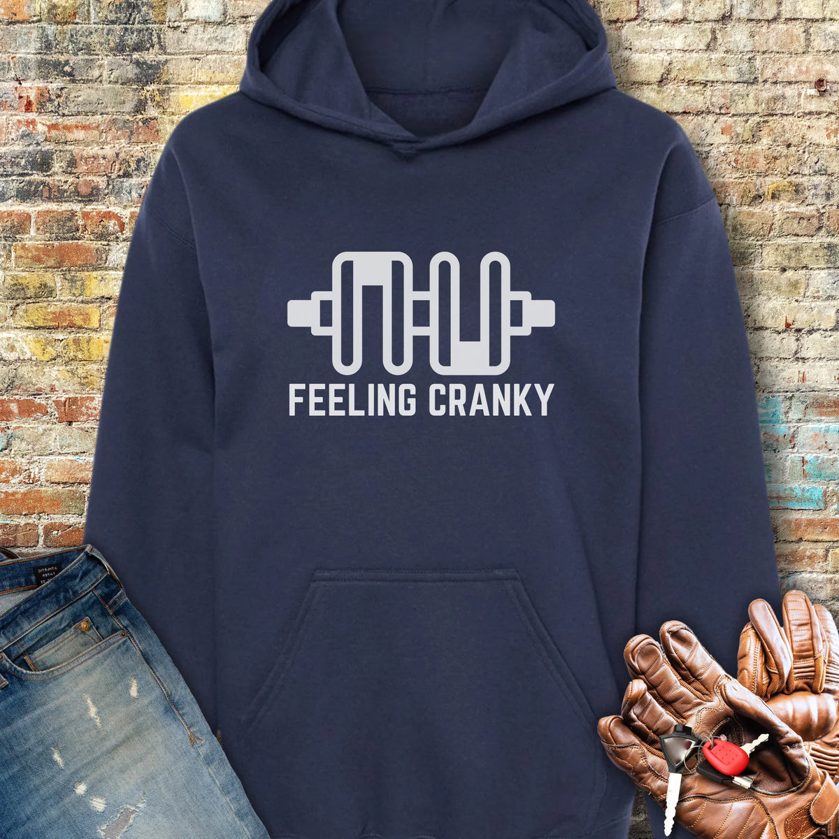 Feeling Cranky Hoodie - Navy