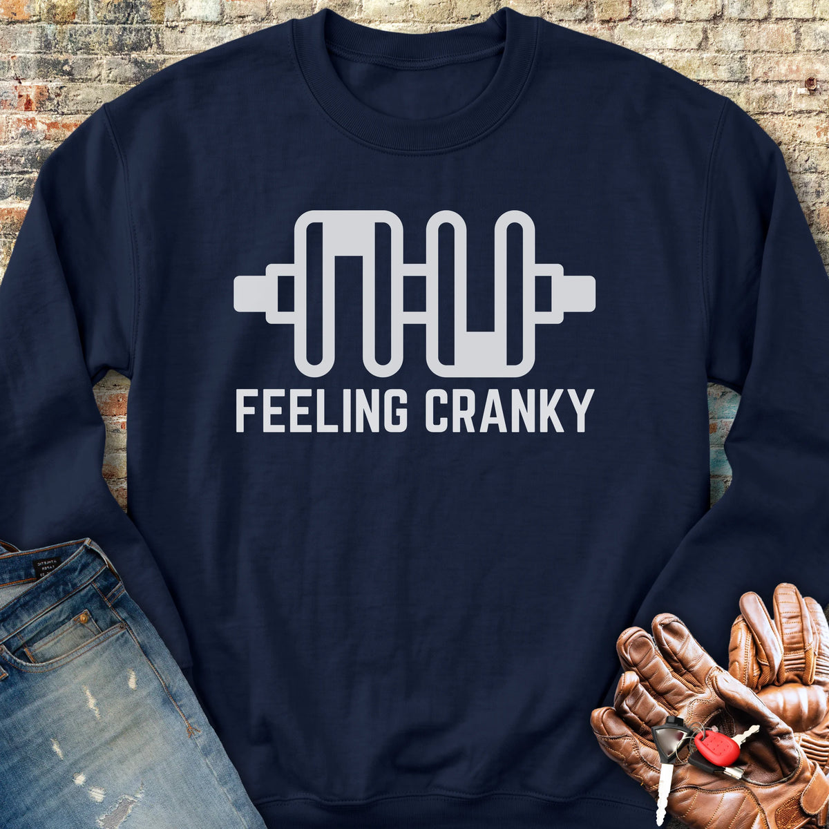 Feeling Cranky Sweatshirt - Navy