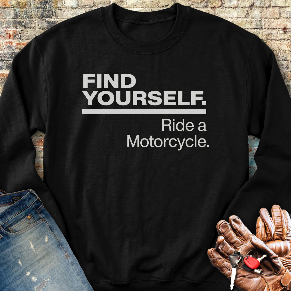 Find Yourself Sweatshirt - Black
