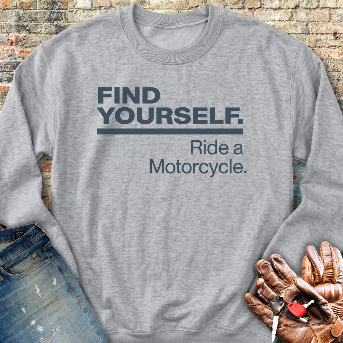 Find Yourself Sweatshirt - Sport Grey
