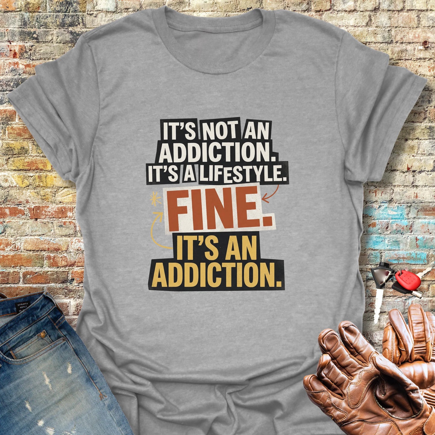 Fine T-Shirt - Sport Grey