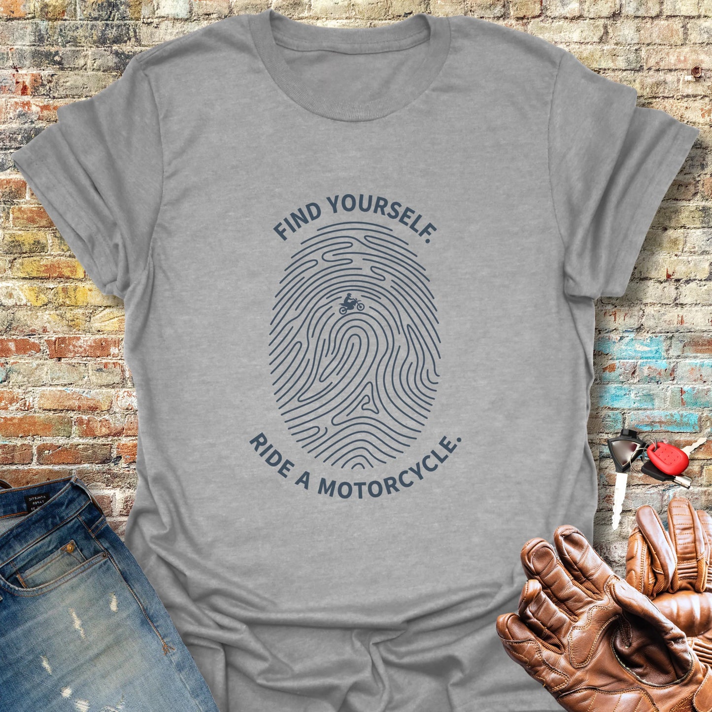 Fingerprint T-Shirt - Sport Grey
