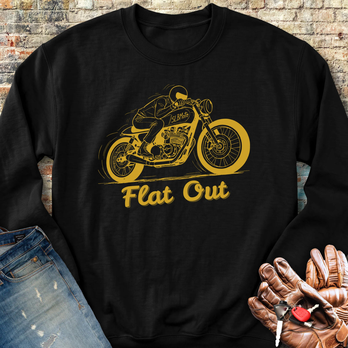 Flat Out Sweatshirt - Black