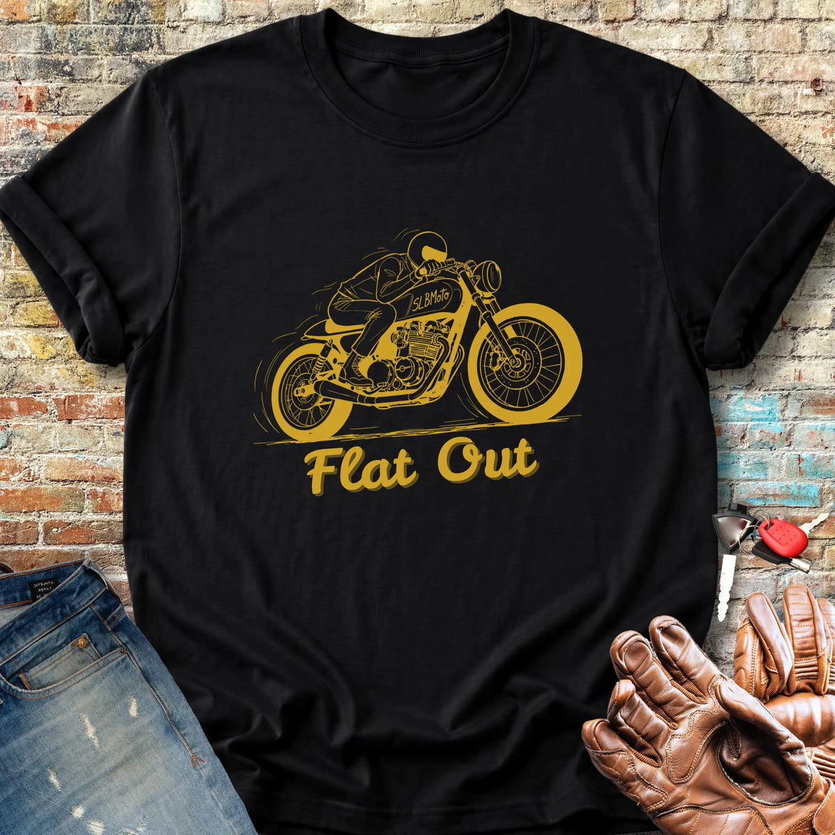 Flat Out Classic T-Shirt - Black